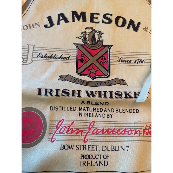 Jameson Irish Whiskey Apron Bar Novelty One Size - Picture 2 of 4
